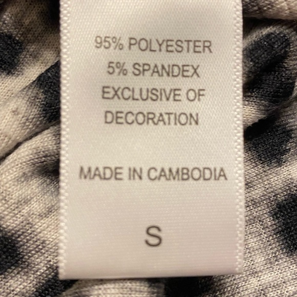 Betsey Johnson Leopard Print Fleece Top Size S - Picture 13 of 14